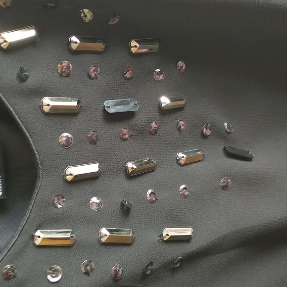 Sequin Hearts party dress! Size M - Picture 6 of 8